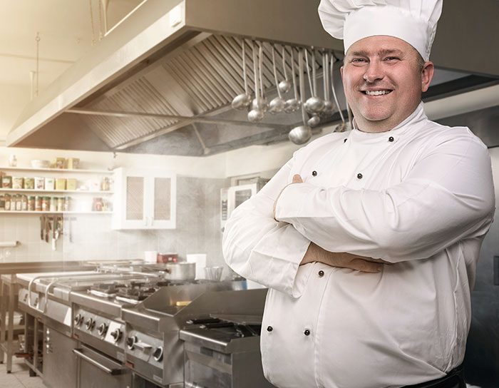 Chef in His Kitchen